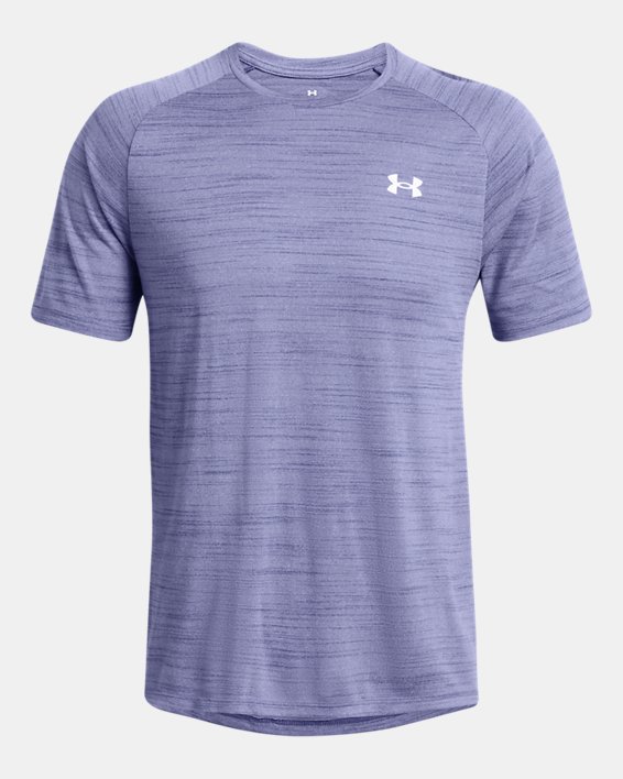 Tee-shirt à manches courtes UA Tech™ 2.0 Tiger pour homme, Purple, pdpMainDesktop image number 2